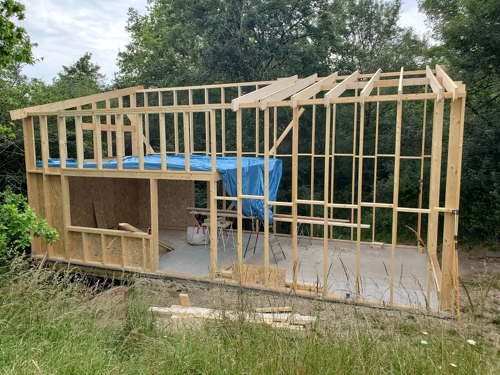 Auto construction garage : ça avance