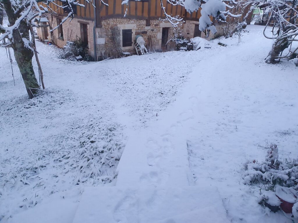 La contré sous la neige