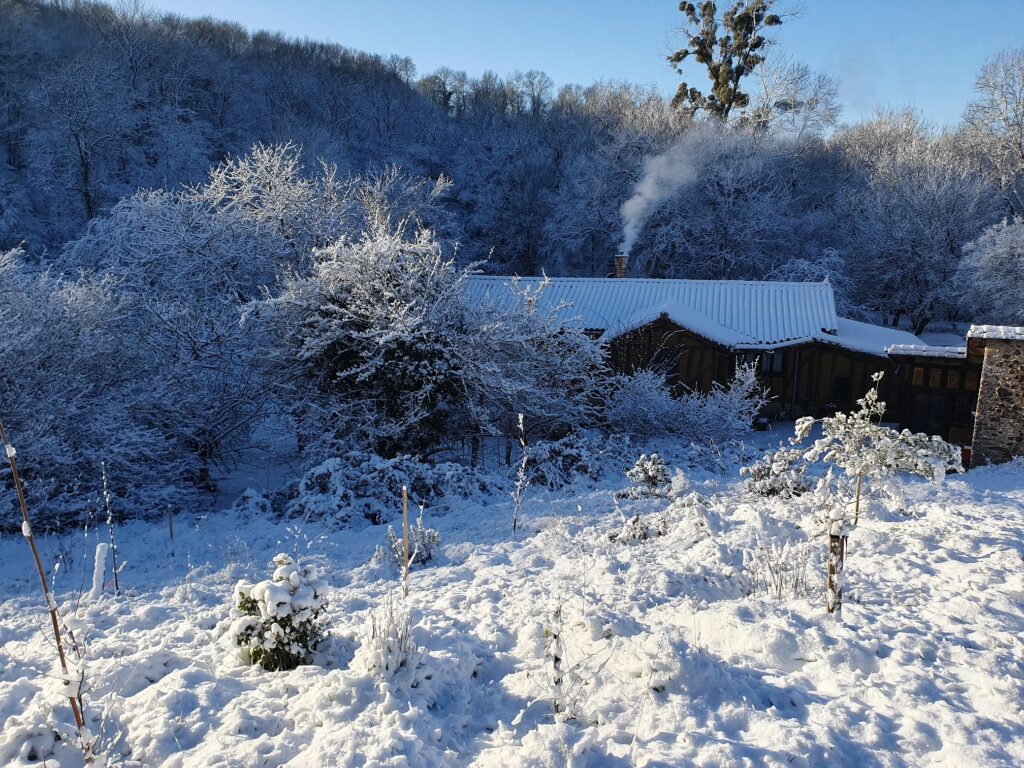 La contré sous la neige