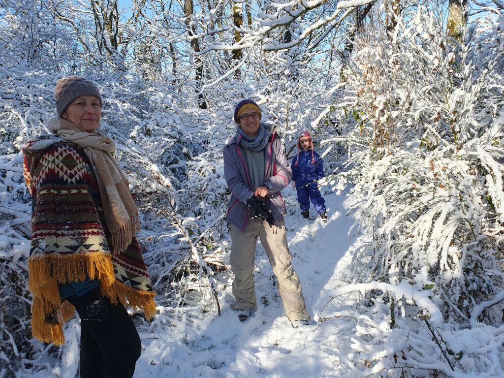 La contré sous la neige
