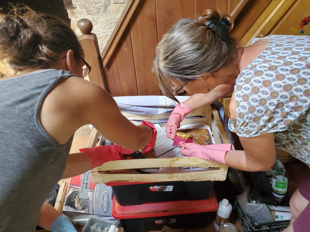 savon maison : démoulage