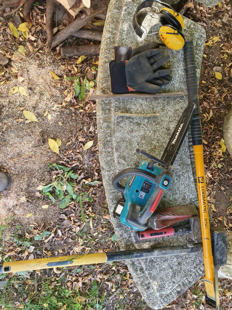 Ranger son bois de chauffage : outillage