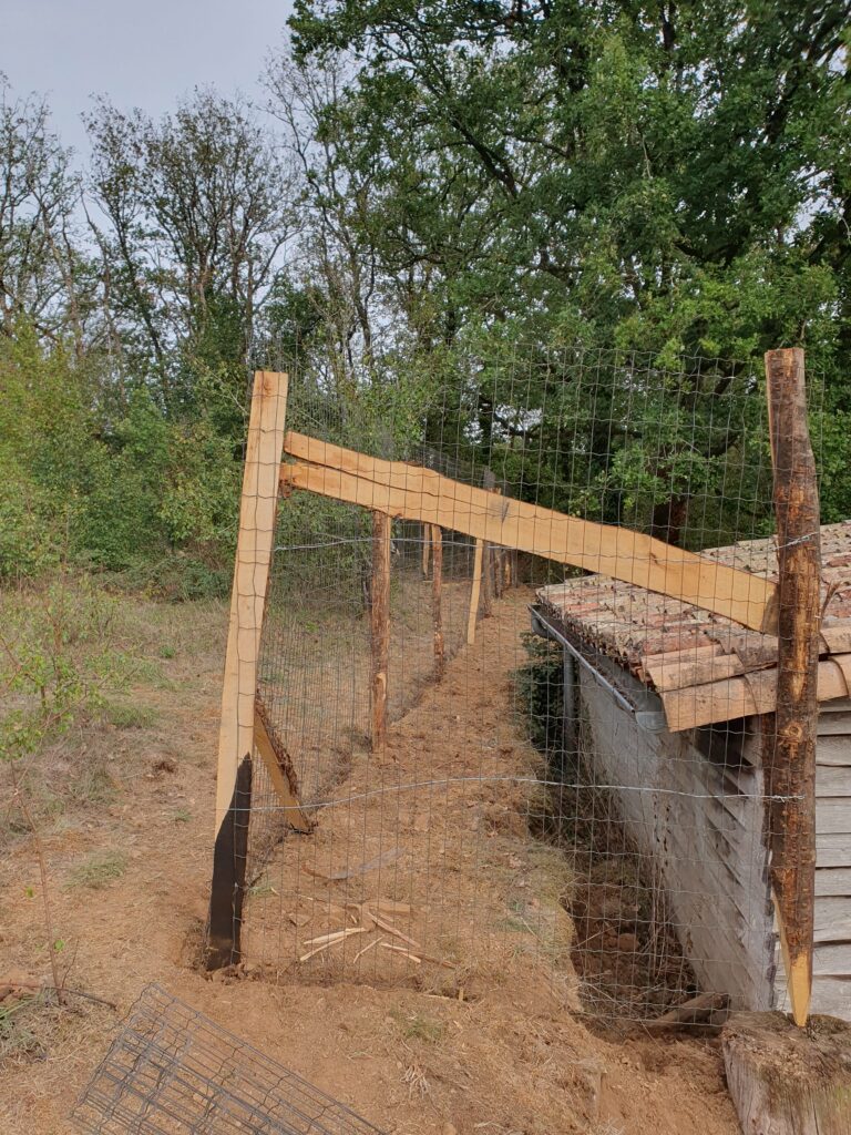 grillage terminé